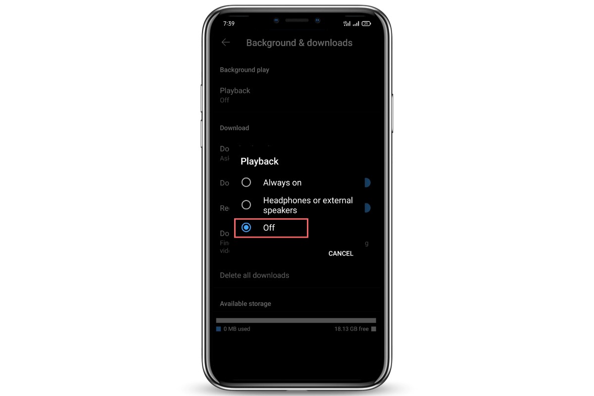 How to Disable Background Playback On YouTube ReVanced