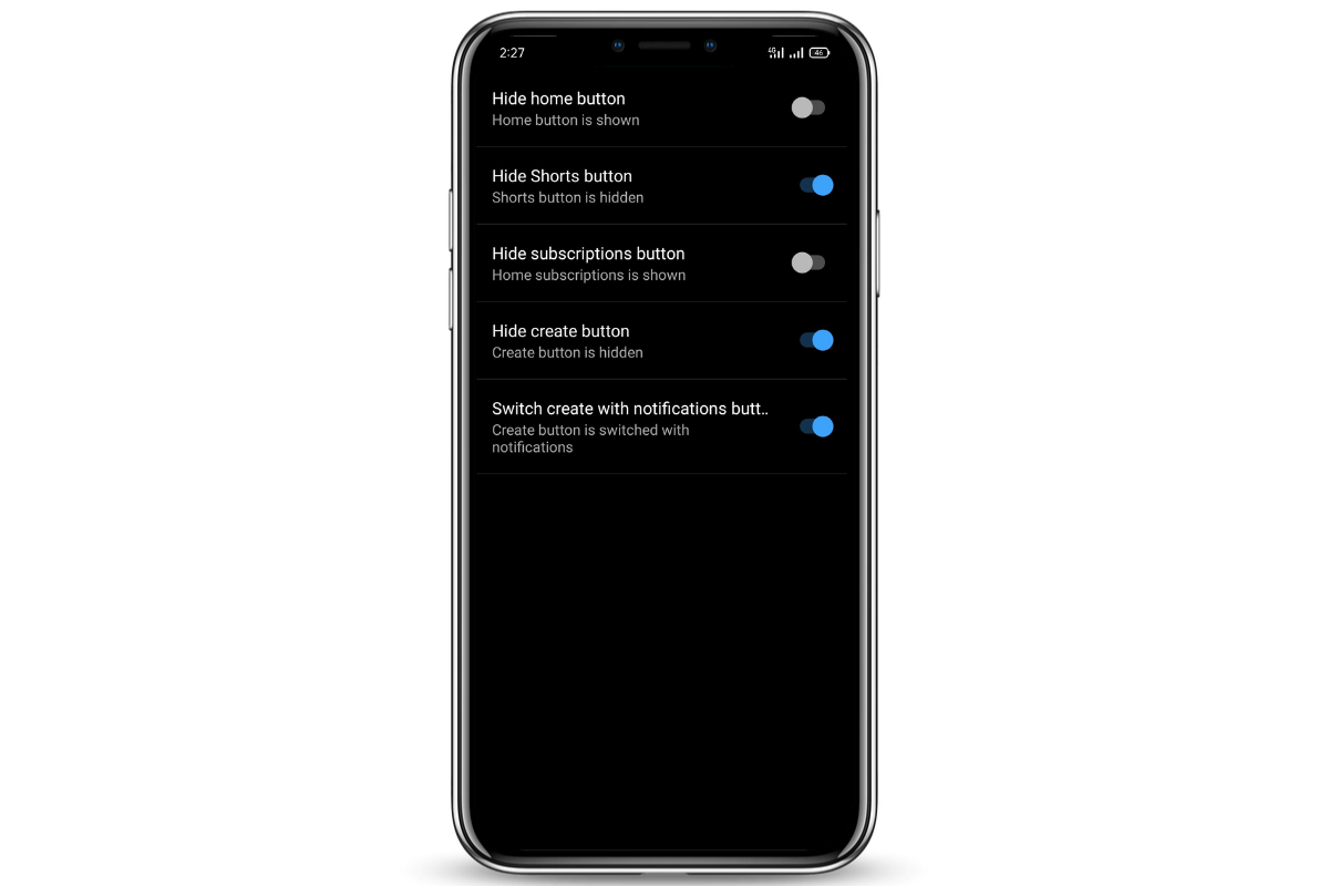 How to Hide Navigation Buttons in YT ReVanced