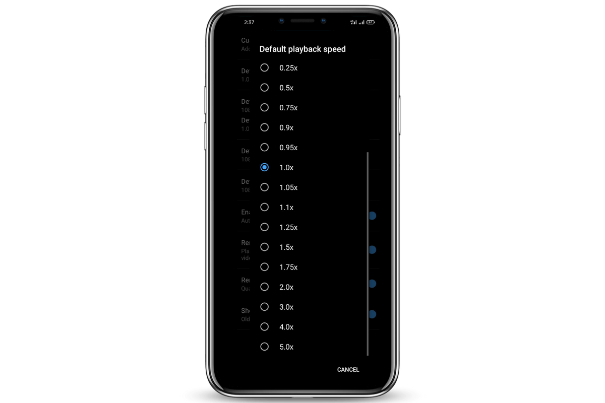 How to Set Default Playback Speed for YouTube Videos