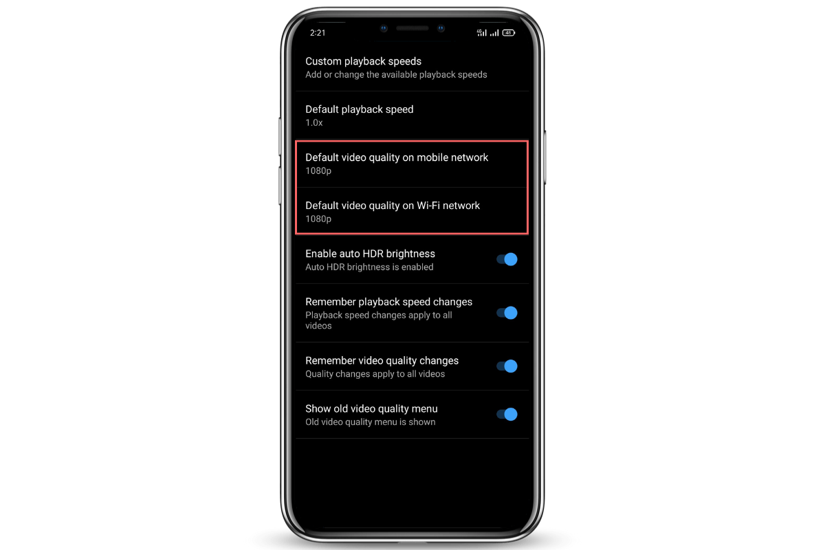 Set Fixed Resolution_ Quality for YouTube Videos