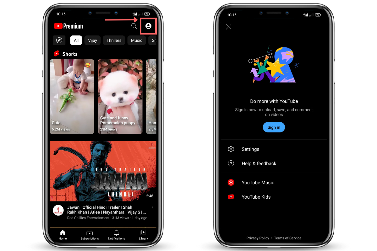 Sign in to Google Account Step-1