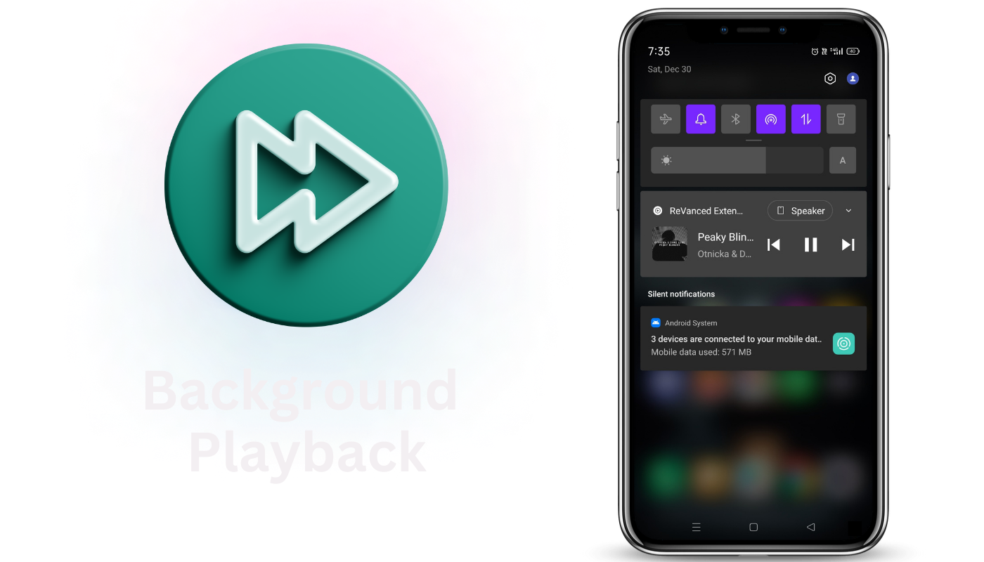 Play Songs in Background