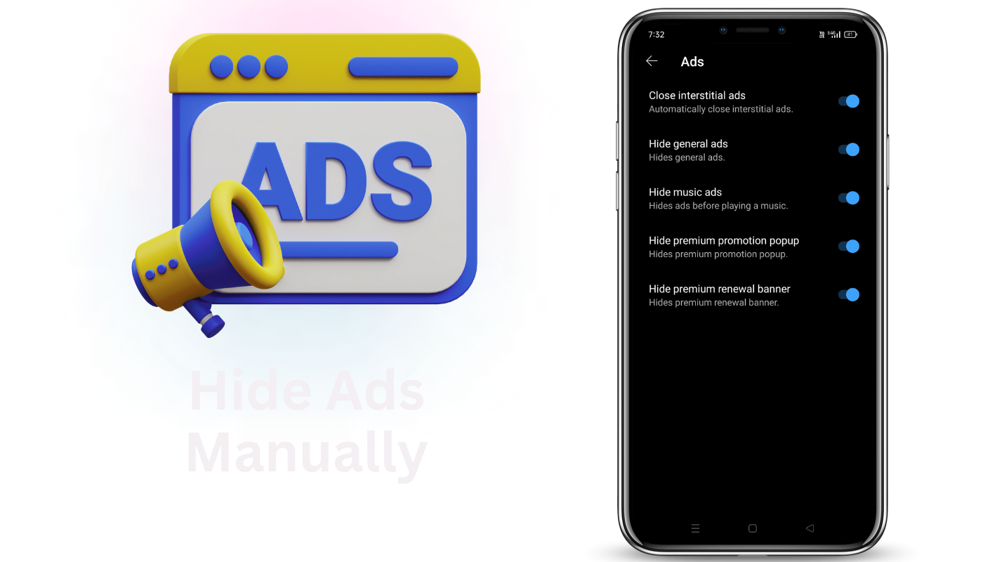 ReVanced Music Ad Settings
